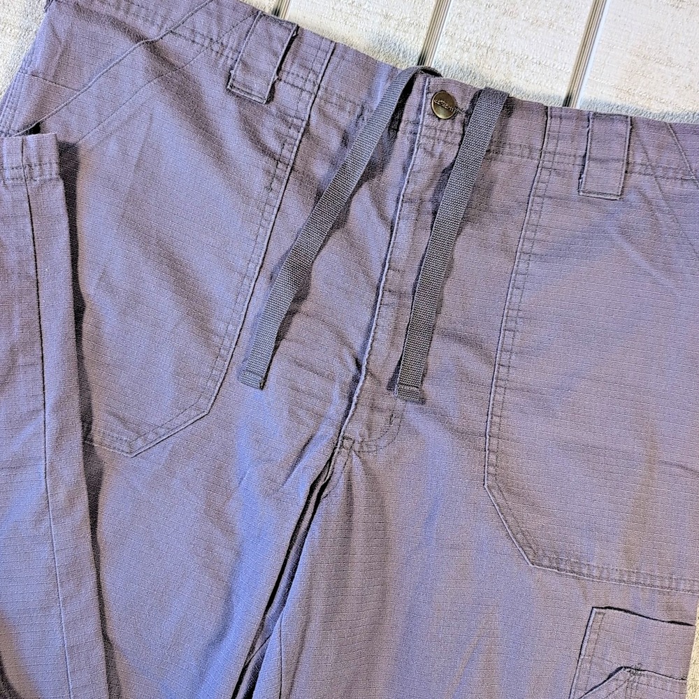 Carhartt Force Essentials Scrub Pants Mens Size Large Gray Straight Leg - Cargo